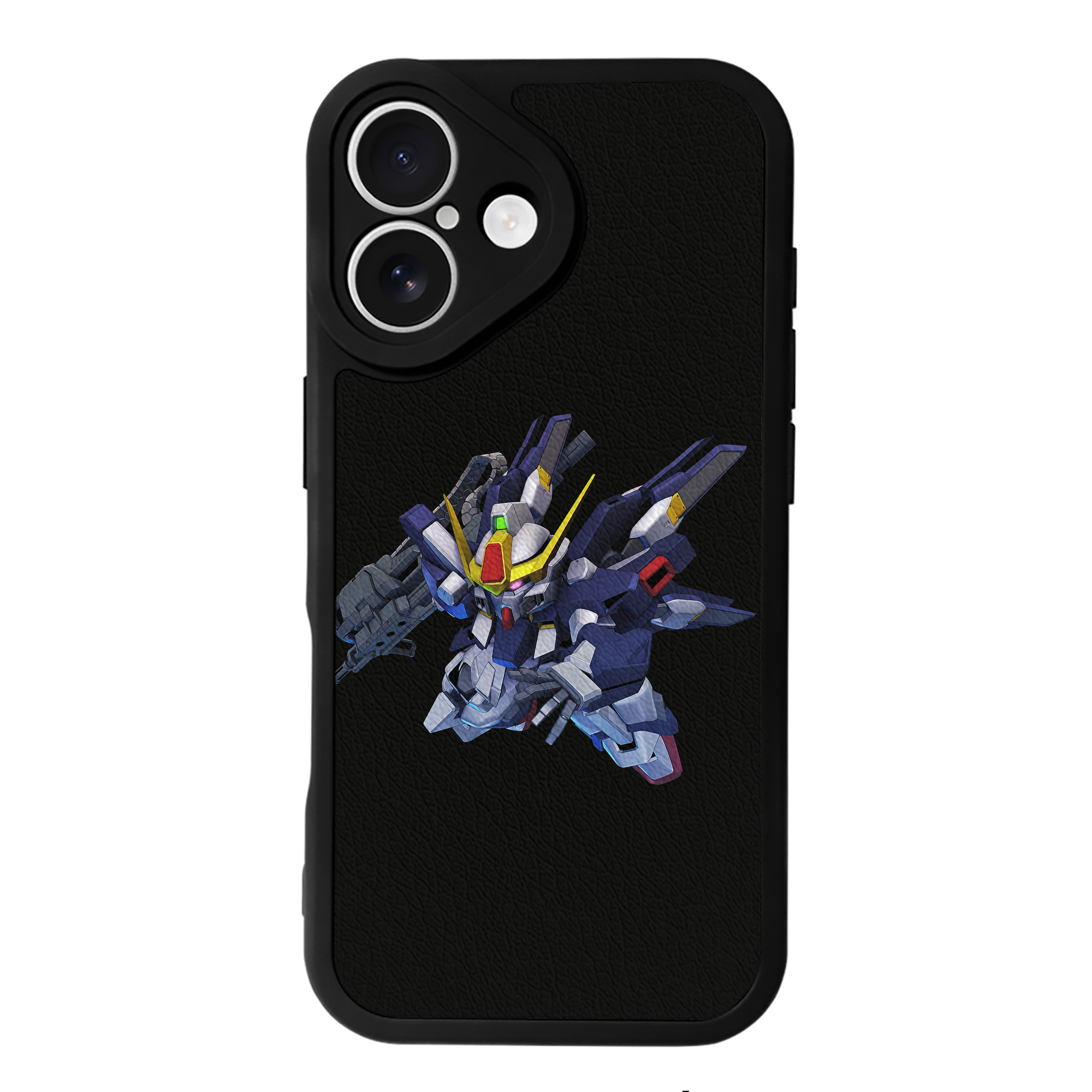 （画像用） 機動戦士ガンダム Mobile Suit Gundam 【iPhone 16シリーズ対応】シリコンスマホケース（レザー調） 材質：シリコン